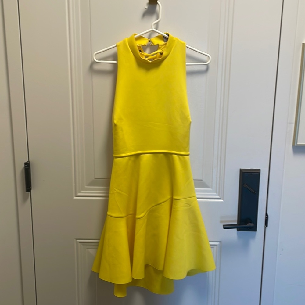 ASOS Canary Yellow party dress